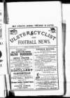 Ulster Football and Cycling News Friday 16 November 1888 Page 1