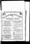 Ulster Football and Cycling News Friday 30 November 1888 Page 1