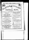 Ulster Football and Cycling News Friday 07 December 1888 Page 1