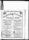 Ulster Football and Cycling News Friday 28 December 1888 Page 1