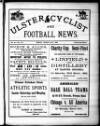 Ulster Football and Cycling News Friday 22 March 1889 Page 1