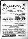 Ulster Football and Cycling News Friday 12 April 1889 Page 1