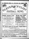 Ulster Football and Cycling News Friday 28 June 1889 Page 1