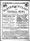 Ulster Football and Cycling News Friday 05 July 1889 Page 1