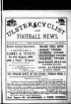 Ulster Football and Cycling News Friday 02 August 1889 Page 1