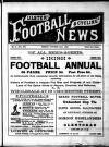 Ulster Football and Cycling News Friday 25 October 1889 Page 1