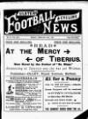 Ulster Football and Cycling News Friday 28 February 1890 Page 1