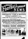 Ulster Football and Cycling News Friday 14 March 1890 Page 1