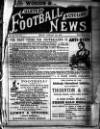 Ulster Football and Cycling News Friday 02 January 1891 Page 1