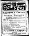 Ulster Football and Cycling News Friday 03 February 1893 Page 1