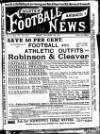 Ulster Football and Cycling News Friday 08 December 1893 Page 1