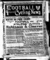 Ulster Football and Cycling News Friday 29 December 1893 Page 1