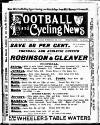 Ulster Football and Cycling News Friday 16 November 1894 Page 1