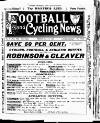 Ulster Football and Cycling News Friday 10 May 1895 Page 1