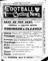 Ulster Football and Cycling News Friday 03 January 1896 Page 1