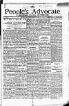 People's Advocate and Monaghan, Fermanagh, and Tyrone News Saturday 12 January 1889 Page 1