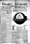 People's Advocate and Monaghan, Fermanagh, and Tyrone News Saturday 06 September 1890 Page 1