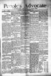 People's Advocate and Monaghan, Fermanagh, and Tyrone News Saturday 29 November 1890 Page 1