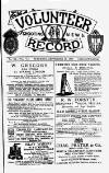 Volunteer Record & Shooting News Saturday 18 September 1886 Page 1