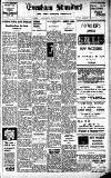 Evesham Standard & West Midland Observer Saturday 17 February 1940 Page 1