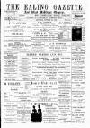 Ealing Gazette and West Middlesex Observer Saturday 22 October 1898 Page 1