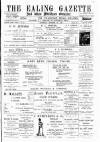 Ealing Gazette and West Middlesex Observer Saturday 29 October 1898 Page 1
