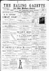 Ealing Gazette and West Middlesex Observer Saturday 28 January 1899 Page 1