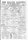 Ealing Gazette and West Middlesex Observer Saturday 05 August 1899 Page 1
