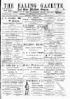 Ealing Gazette and West Middlesex Observer Saturday 12 August 1899 Page 1