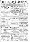 Ealing Gazette and West Middlesex Observer Saturday 19 August 1899 Page 1