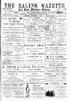 Ealing Gazette and West Middlesex Observer Saturday 09 September 1899 Page 1