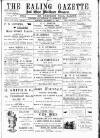 Ealing Gazette and West Middlesex Observer Saturday 11 November 1899 Page 1