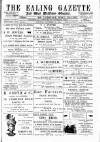 Ealing Gazette and West Middlesex Observer Saturday 25 November 1899 Page 1