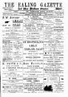 Ealing Gazette and West Middlesex Observer Saturday 20 January 1900 Page 1