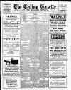 Ealing Gazette and West Middlesex Observer Saturday 29 March 1919 Page 1