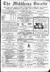 Middlesex Gazette Saturday 25 January 1908 Page 1