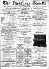 Middlesex Gazette Saturday 14 November 1908 Page 1