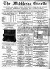 Middlesex Gazette Saturday 26 December 1908 Page 1