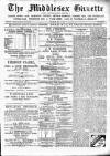 Middlesex Gazette Saturday 01 May 1909 Page 1