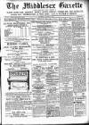 Middlesex Gazette Saturday 13 November 1909 Page 1