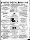 Middlesex Independent Saturday 20 October 1883 Page 1