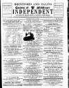 Middlesex Independent Saturday 12 July 1884 Page 1