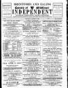 Middlesex Independent Saturday 04 October 1884 Page 1