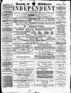 Middlesex Independent Saturday 02 March 1889 Page 1
