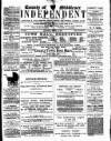 Middlesex Independent Saturday 16 March 1889 Page 1