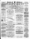 Middlesex Independent Saturday 21 December 1889 Page 1