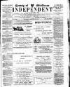 Middlesex Independent Saturday 21 January 1893 Page 1
