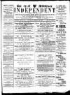 Middlesex Independent Saturday 20 January 1894 Page 1