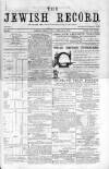 Jewish Record Friday 09 July 1869 Page 1