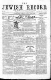 Jewish Record Friday 11 February 1870 Page 1